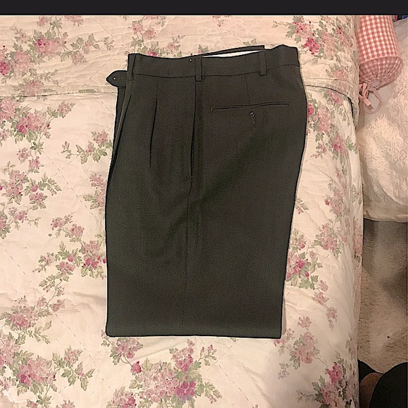 Pants Mens Very Dark Green Dress Pants Poshmark